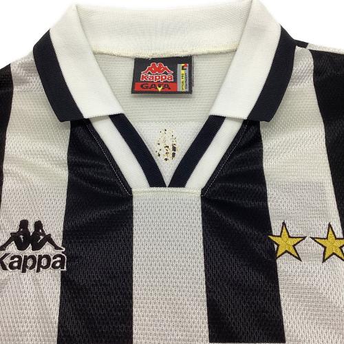 ユヴェントスFC (ユヴェントスエフシー) サッカーユニフォーム KF-1307 1996-1997 メンズ SIZE L ブラック×ホワイト