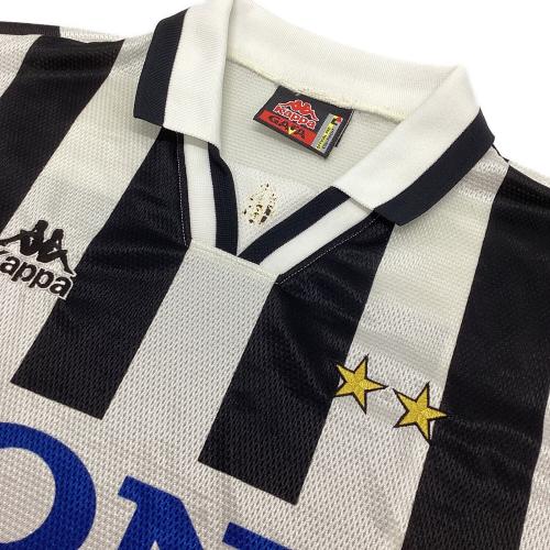 ユヴェントスFC (ユヴェントスエフシー) サッカーユニフォーム KF-1307 1996-1997 メンズ SIZE L ブラック×ホワイト