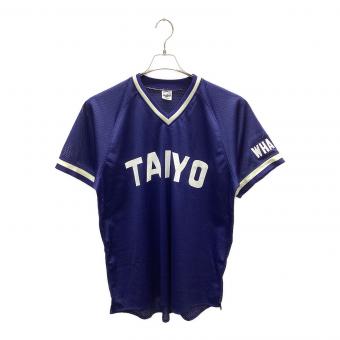 横浜DeNAベイスターズ (ヨコハマディーエヌエーベイスターズ) 応援グッズ 大洋ホエールズ復刻 ビジター 背番号無 SIZE Free ネイビー