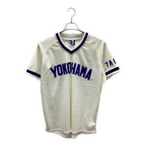 横浜DeNAベイスターズ (ヨコハマディーエヌエーベイスターズ) 応援グッズ 大洋ホエールズ復刻 ホーム DeNA5周年記念タグ SIZE L ホワイト