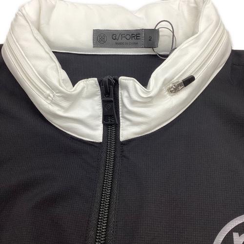 G/FORE (ジーフォア) ジャージ ゴルフウェア(トップス) 073212102 レディース SIZE 2 ブラック×ホワイト