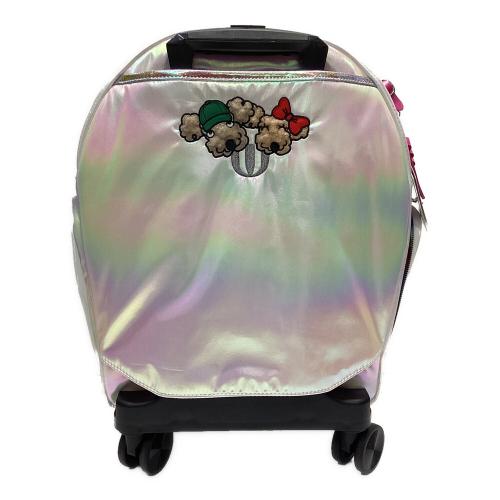 M U SPORTS (エムユースポーツ) ゴルフバッグ 703R6234 25年モデル ホワイト ホログラムオーロラデザイン キャリーバッグ