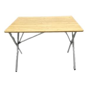 Snow peak (スノーピーク) アウトドアテーブル 720×900×660(h)mm ワンアクションテーブル竹