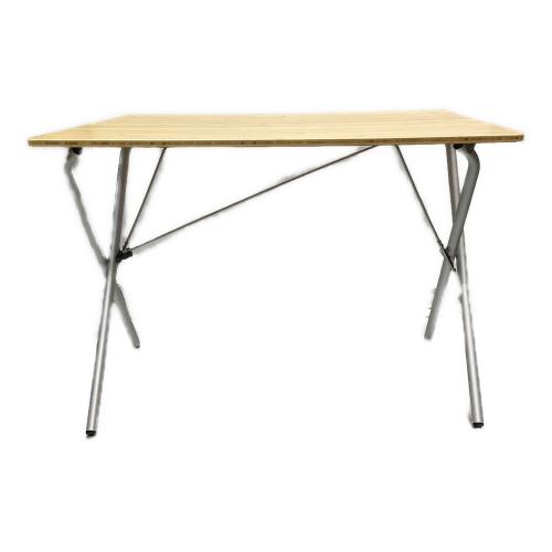 Snow peak (スノーピーク) アウトドアテーブル 720×900×660(h)mm ワンアクションテーブル竹