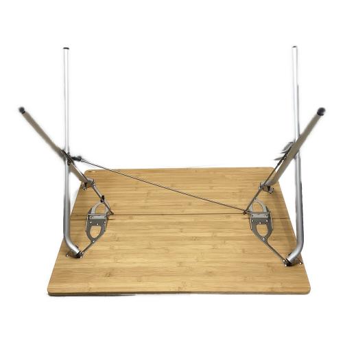 Snow peak (スノーピーク) アウトドアテーブル 720×900×660(h)mm ワンアクションテーブル竹