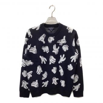 PEARLY GATES (パーリーゲイツ) セーター ゴルフウェア(トップス) 055-1270014 ミッキー レディース SIZE L ネイビー×ホワイト
