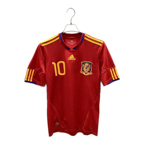 スペイン代表 (スペインダイヒョウ) サッカーユニフォーム P47902 10-11ホームレプリカ SIZE M レッド