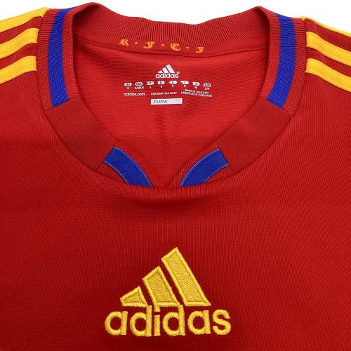 スペイン代表 (スペインダイヒョウ) サッカーユニフォーム P47902 10-11ホームレプリカ SIZE M レッド