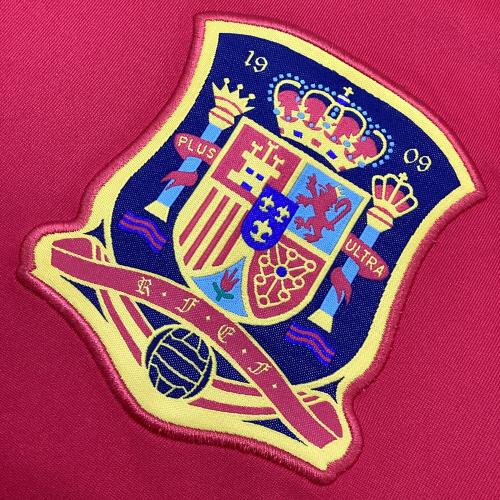 スペイン代表 (スペインダイヒョウ) サッカーユニフォーム P47902 10-11ホームレプリカ SIZE M レッド