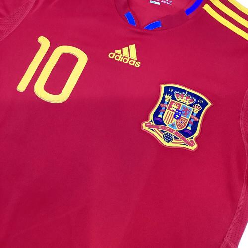 スペイン代表 (スペインダイヒョウ) サッカーユニフォーム P47902 10-11ホームレプリカ SIZE M レッド