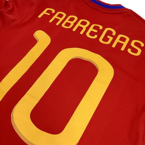 スペイン代表 (スペインダイヒョウ) サッカーユニフォーム P47902 10-11ホームレプリカ SIZE M レッド