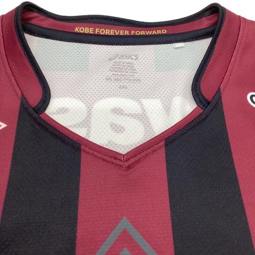 ヴィッセル神戸 (ヴィッセルコウベ) サッカーユニフォーム 2103A112 2026ホーム メンズ SIZE 2XL バーガンディー