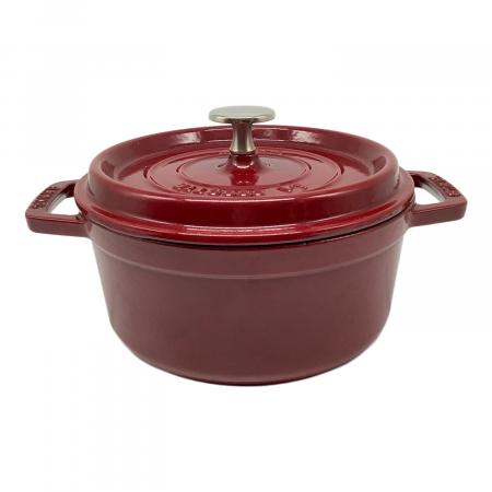 Staub (ストウブ) 両手鍋 レッド LA COCOTTE｜トレファクONLINE