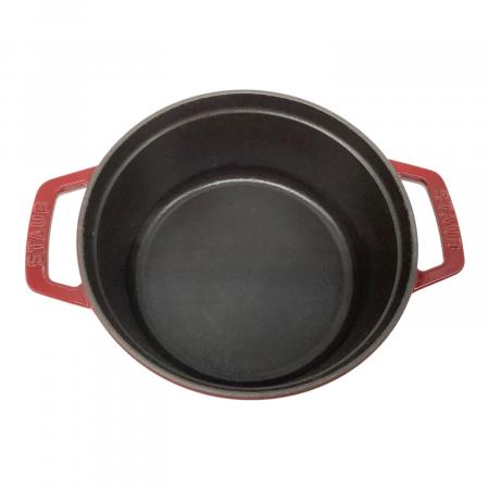 Staub (ストウブ) 両手鍋 レッド LA COCOTTE｜トレファクONLINE