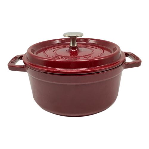 Staub (ストウブ) 両手鍋 レッド LA COCOTTE
