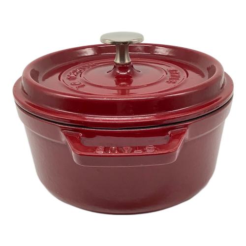 Staub (ストウブ) 両手鍋 レッド LA COCOTTE