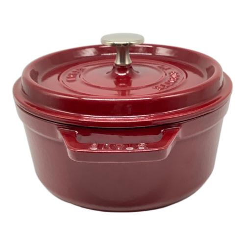 Staub (ストウブ) 両手鍋 レッド LA COCOTTE