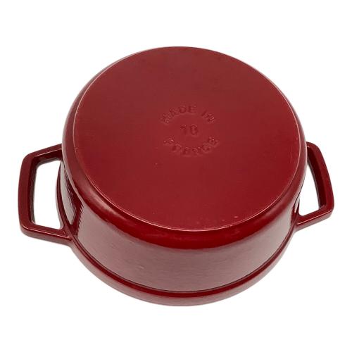 Staub (ストウブ) 両手鍋 レッド LA COCOTTE