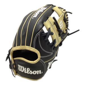 Wilson (ウィルソン) ワナビーヒーロー デュアル 軟式グローブ RHL1723H @ ブラック×ベージュ