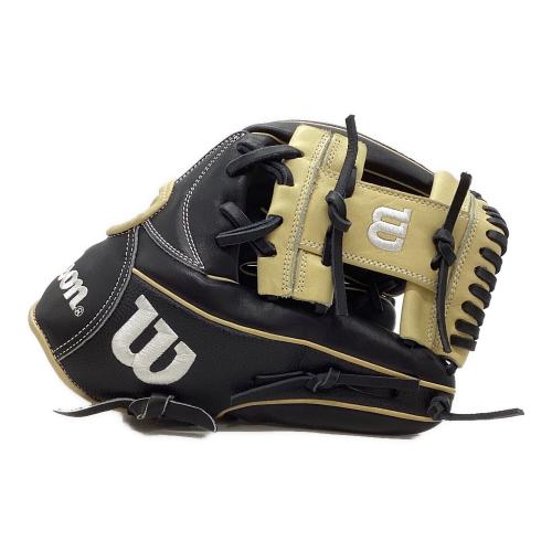Wilson (ウィルソン) ワナビーヒーロー デュアル 軟式グローブ RHL1723H @ ブラック×ベージュ