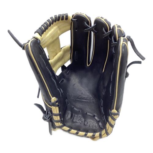 Wilson (ウィルソン) ワナビーヒーロー デュアル 軟式グローブ RHL1723H @ ブラック×ベージュ