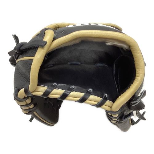 Wilson (ウィルソン) ワナビーヒーロー デュアル 軟式グローブ RHL1723H @ ブラック×ベージュ
