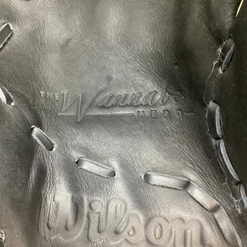 Wilson (ウィルソン) ワナビーヒーロー デュアル 軟式グローブ RHL1723H @ ブラック×ベージュ