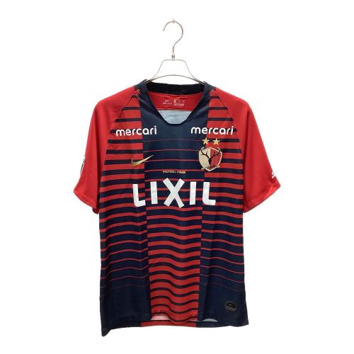 鹿島アントラーズ (カシマアントラーズ) サッカーユニフォーム AQ4444 メンズ SIZE XL レッド