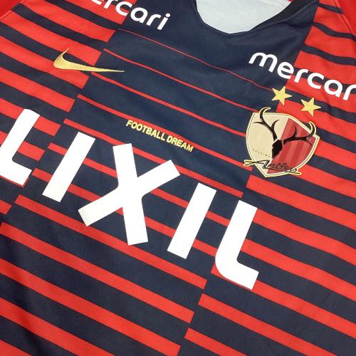 鹿島アントラーズ (カシマアントラーズ) サッカーユニフォーム AQ4444 メンズ SIZE XL レッド