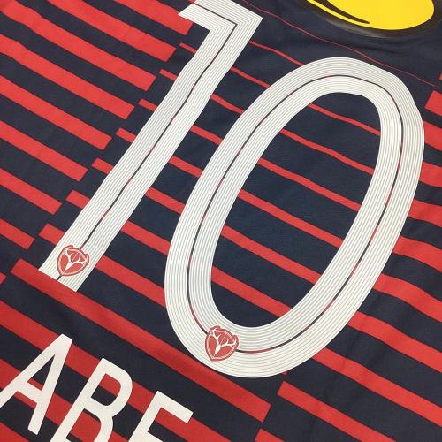 鹿島アントラーズ (カシマアントラーズ) サッカーユニフォーム AQ4444 メンズ SIZE XL レッド