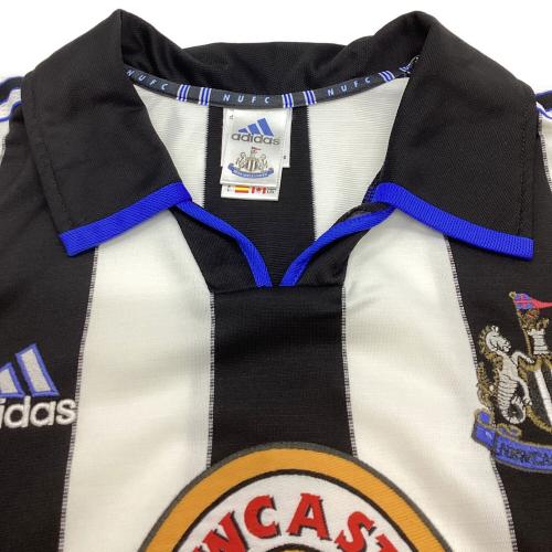 ニューカッスル・ユナイテッド サッカーユニフォーム 16593 1999-2000年 メンズ SIZE 3L ブラック×ホワイト