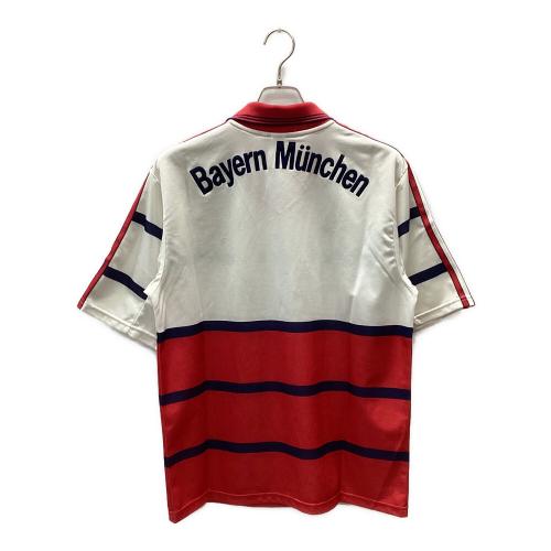 バイエルン・ミュンヘン サッカーユニフォーム 98-00 ビジターユニフォーム イングランド製 メンズ SIZE L レッドｘホワイト