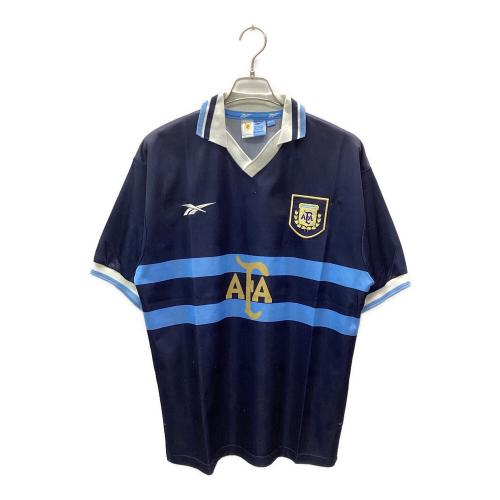 アルゼンチン代表 (アルゼンチンダイヒョウ) サッカーユニフォーム 1999年アウェイ イギリス製 メンズ SIZE XL相当 ネイビー