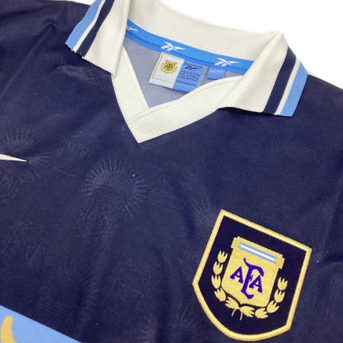 アルゼンチン代表 (アルゼンチンダイヒョウ) サッカーユニフォーム 1999年アウェイ イギリス製 メンズ SIZE XL相当 ネイビー