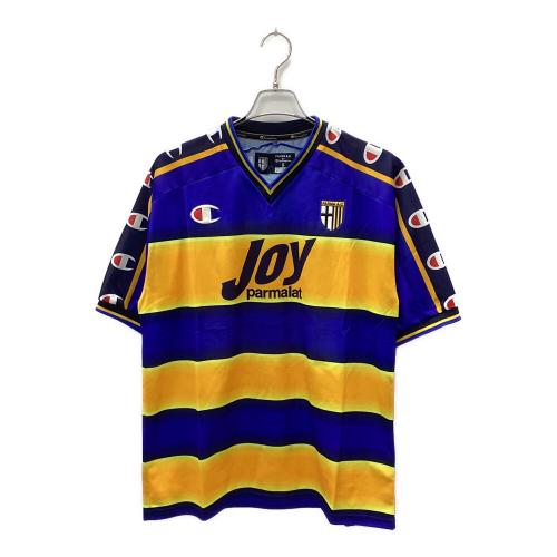 パルマAC サッカーユニフォーム 01-02ホーム メンズ SIZE S ブルーｘイエロー