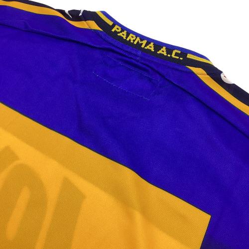 パルマAC サッカーユニフォーム 01-02ホーム メンズ SIZE S ブルーｘイエロー