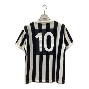ユベントスFC (ユベントスエフシー) サッカーユニフォーム レトロシャツ kappa時代 約1990年前後 メンズ SIZE M ブラック×ホワイト