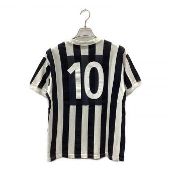 ユベントスFC (ユベントスエフシー) サッカーユニフォーム レトロシャツ kappa時代 約1990年前後 メンズ SIZE M ブラック×ホワイト