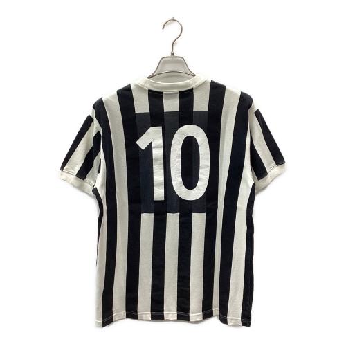ユベントスFC (ユベントスエフシー) サッカーユニフォーム レトロシャツ kappa時代 約1990年前後 メンズ SIZE M ブラック×ホワイト