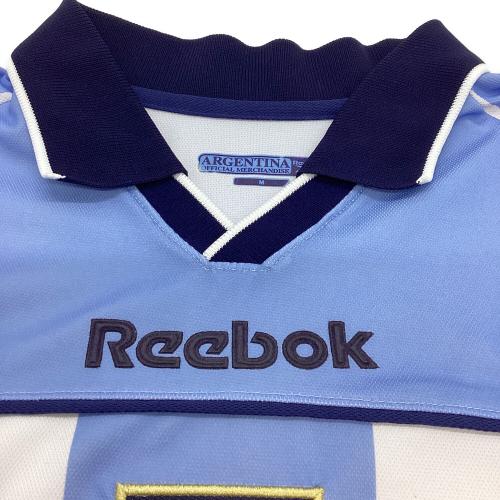 アルゼンチン代表 (アルゼンチンダイヒョウ) サッカーユニフォーム 2000年 ホーム Reebok製 アルゼンチン製 メンズ SIZE M スカイブルー