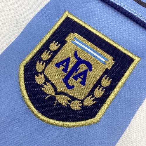 アルゼンチン代表 (アルゼンチンダイヒョウ) サッカーユニフォーム 2000年 ホーム Reebok製 アルゼンチン製 メンズ SIZE M スカイブルー