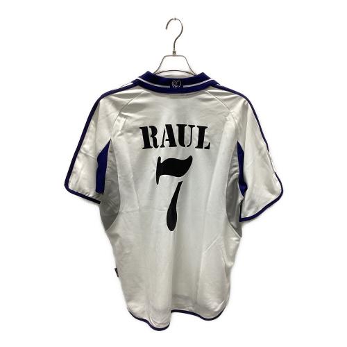 レアル・マドリード サッカーユニフォーム 00-01ホーム メンズ SIZE XL ホワイト