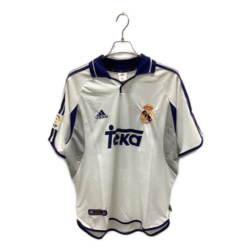 レアル・マドリード サッカーユニフォーム 00-01ホーム メンズ SIZE XL ホワイト
