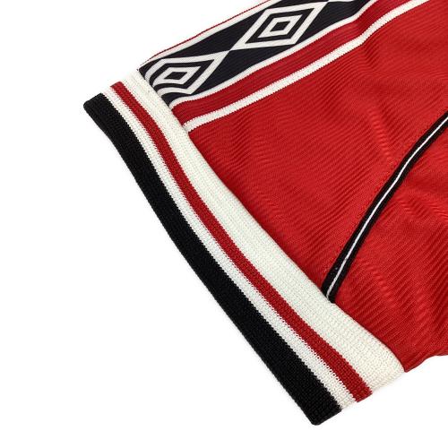 マンチェスターユナイテッド サッカーユニフォーム 98-00 ホーム メンズ SIZE M レッド