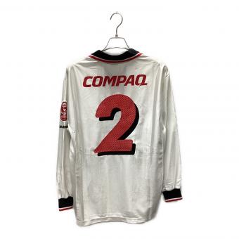 浦和レッズ (ウラワレッズ) サッカーユニフォーム 01-02 アウェイ  長袖 メンズ SIZE 3L ホワイト