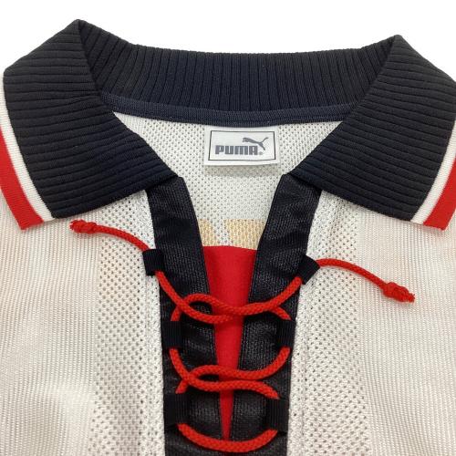 浦和レッズ (ウラワレッズ) サッカーユニフォーム 01-02 アウェイ  長袖 メンズ SIZE 3L ホワイト