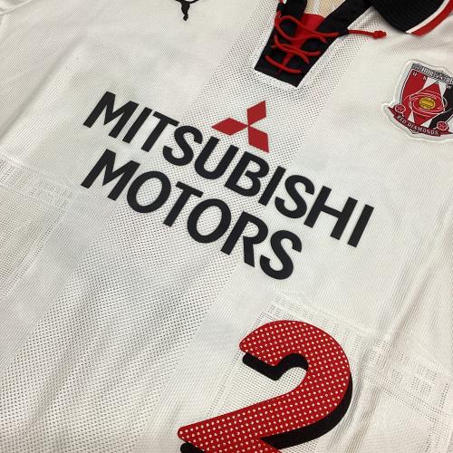 浦和レッズ (ウラワレッズ) サッカーユニフォーム 01-02 アウェイ  長袖 メンズ SIZE 3L ホワイト