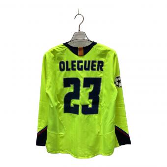 FCバルセロナ (エフシーバルセロナ) サッカーユニフォーム 05-06 アウェイ UCLパッチ付 メンズ SIZE M イエロー