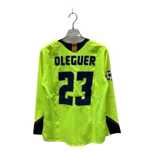 FCバルセロナ (エフシーバルセロナ) サッカーユニフォーム 05-06 アウェイ UCLパッチ付 メンズ SIZE M イエロー