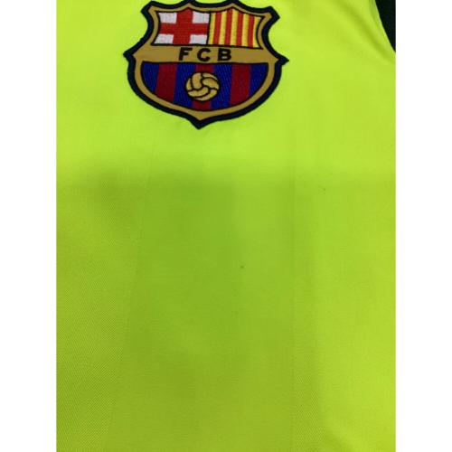 FCバルセロナ (エフシーバルセロナ) サッカーユニフォーム 05-06 アウェイ UCLパッチ付 メンズ SIZE M イエロー